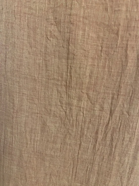 Women's Rust Ruffle Hem Slip Dress - Picture 6 of 7